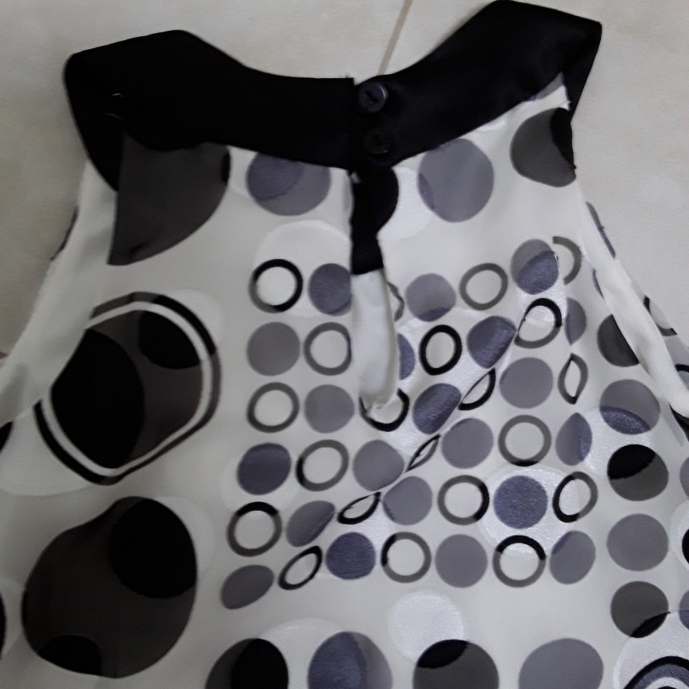 Rare Editions Black & White Dress (little girl) - Picture 3 of 10